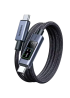 Кабель UGREEN L541 USB-C to USB-C 240W з розумним цифровим дисплеєм Fast Charging Cable, Space Gray